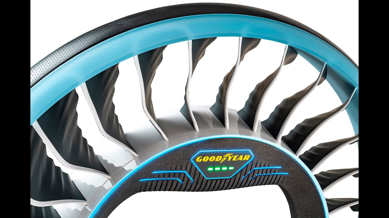 Padangos, kurių dėka transporto priemonė nuskris. Nepaprasta „Goodyear“ idėja